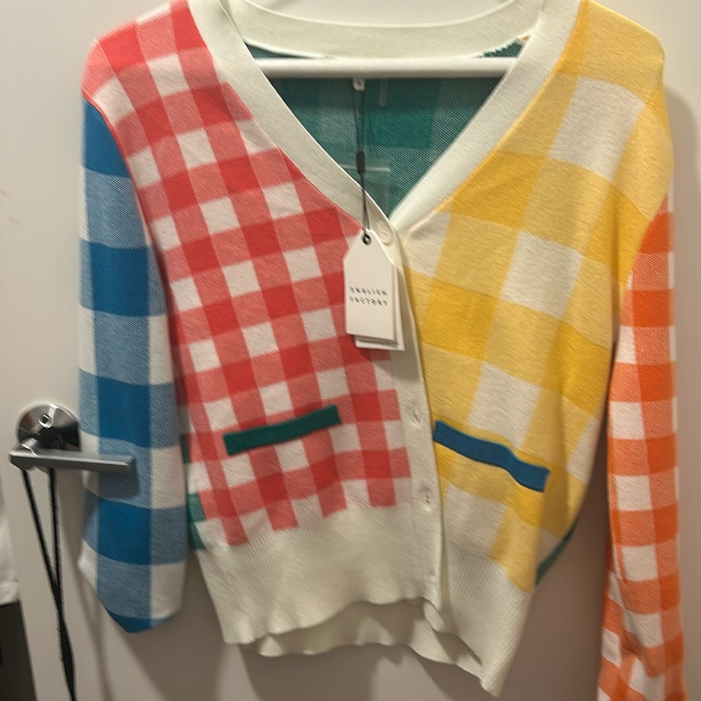 English factory cardigan